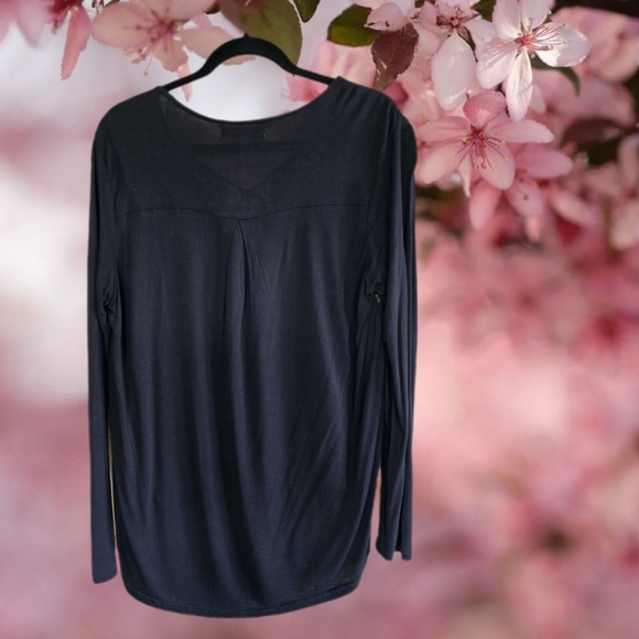 Elegant René Derhy Embellished Hi-Low Floral Evening Blouse Boho Chic - Picture 2 of 6